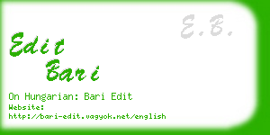 edit bari business card